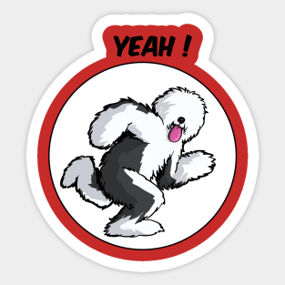 yeah ! - Bobtail Sticker